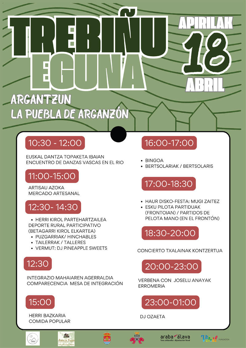 Cartel Trebiñu Eguna 18 abril